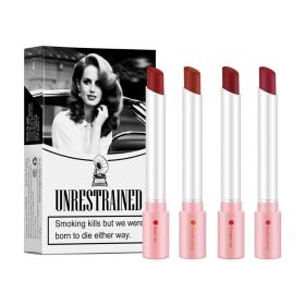 4Colors/set Cigarette Lip Gloss Set Velvet Matte Waterproof Long-lasting Lip Non-Stick Cup Cigarette Lipstick Makeup For Women