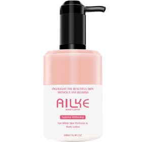 AILKE Superior Whitening Fair White Skin Perfector & Body Lotion, Soothing, Hydration, Reduce Blemish, Improve Rough Skin Cream