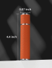 PSXCYB010Orange  10ml luxury perfume bottle, portable perfume bottle, magnetic suction leather leak-proof Refillable perfume bottle cologne spray