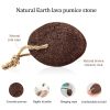 Pumice Stone for Feet Moisturizing Heel Sleeves Natural Lava Foot Stone Callus Removing Set Cracked Heel Treatment Foot Care Kit for Dry Cracked Feet