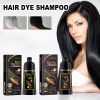 EELHOE Black Hair Shampoo, Multiflorum Essence Moisturizing Nourishing Cleansing Repairing Black And Smooth Hair Shampoo