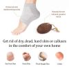 Pumice Stone for Feet Moisturizing Heel Sleeves Natural Lava Foot Stone Callus Removing Set Cracked Heel Treatment Foot Care Kit for Dry Cracked Feet