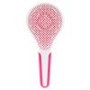 Wet and Dry Hair Detangler Fine Hair - Pink-White by Michel Mercier for Women - 1 Pc Hair Brush