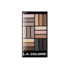 L.A. COLORS 18 Color Eyeshadow (Color: Downtown Brown)