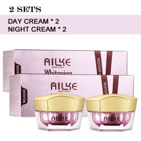 AILKE Lightenin Anti-Wrinkle Face Cream With Collagen, Hyaluronic Acid, Whitening Skin Care Women Facial Moisturizer Set (Color: pack of 2)