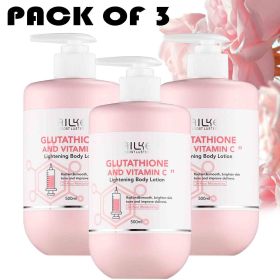 AILKE Whitening Moisturizing Anti-Freckle Body Lotion, Suitable For Face And Body, Glutathione Korean Women's Skin Care Products (Color: 3 Pack Lotion)