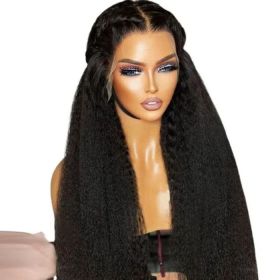 Wholesale Cuticle Aligned Raw Hair Glueless Full Lace Frontal Wigs For Black Women 5X5 13X4 13x6 HD Human Hair Lace Front Wig (model: 5x5, size: 22inch)