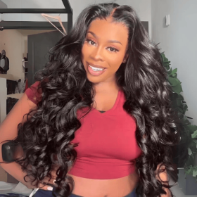 250% Density 13x4 Full Lace Human Hair Wigs With Curtain Bangs Hd Lace Front Wigs Glueless Curly Wigs Human Hair Lace Front (model: 4x6, size: 28inch)
