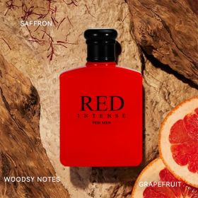 3.4 Oz Men's Eau DE Toilette Spray - Men's Cologne-woody & Spicy Masculine Scent - with Cranberry (88202: One bottle)
