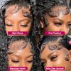 13x6 Deep Wave HD Lace Frontal Wig Human Hair Wave Water Human Hair wigs Curly 13x4 360 Lace Frontal Wigs For Black Women
