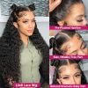 13x6 Deep Wave HD Lace Frontal Wig Human Hair Wave Water Human Hair wigs Curly 13x4 360 Lace Frontal Wigs For Black Women